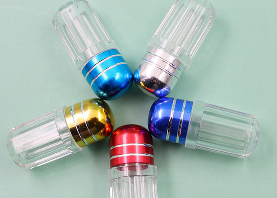 1g Plastikowe butelki na kapsułki Pill PE Pojedyncza kapsułka Shells