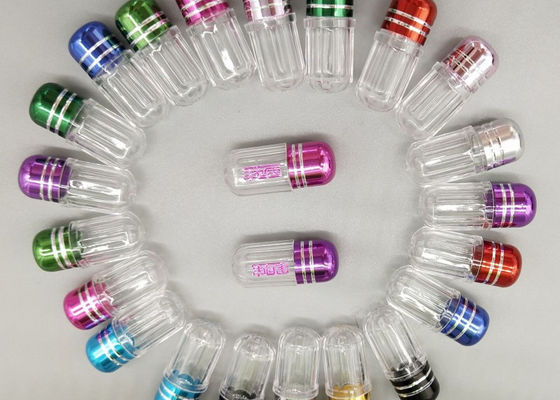 Małe plastikowe pojemniki na pigułki 13 mm Opakowanie pojedynczych kapsułek SGS