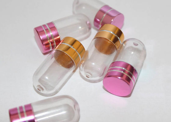 15mm PS Przezroczyste plastikowe butelki na pigułki Pojemnik Jedna kapsułka