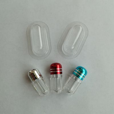 SGS Puste plastikowe butelki na pigułki 13 mm Kształt pocisku w jednej kapsułce