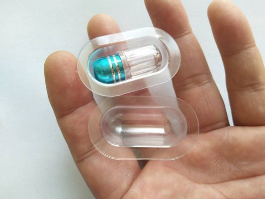 12 mm przezroczyste butelki na pigułki 3 ml farmaceutycznej powłoki pocisku