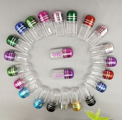 Cylindryczne 13 mm mini butelki na pigułki 2 ml puste plastikowe kapsułki na pigułki