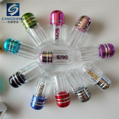 Cylindryczne 13 mm mini butelki na pigułki 2 ml puste plastikowe kapsułki na pigułki