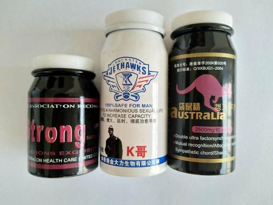 100g aluminiowe butelki farmaceutyczne z nakrętkami PE