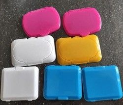 Wodoodporna klapka na mokrą tkankę FDA 65 mm Pokrywka do chusteczki dla niemowląt