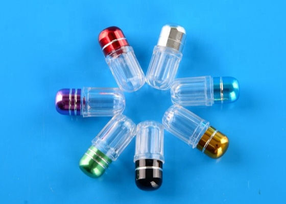 1g plastikowe butelki na kapsułki Okrągłe polistyrenowe butelki na mini pigułki