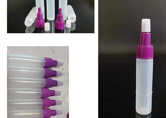 Cylindryczna plastikowa butelka z odczynnikiem PET 5 ml Mini plastikowa butelka z rozpylaczem