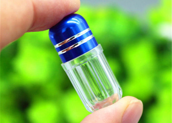 1g Plastikowe butelki na kapsułki Pill PE Pojedyncza kapsułka Shells