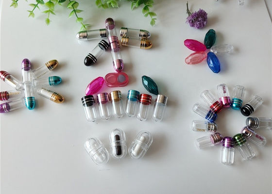 12mm 2g Puste butelki na kapsułki Farmaceutyczne niebieskie kapsułki Rhino