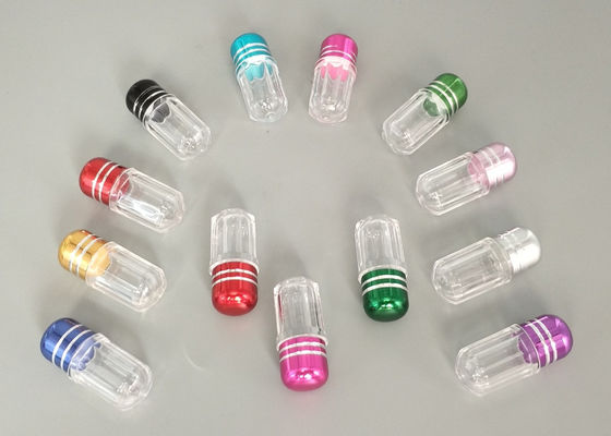 3g 13mm plastikowa butelka z metalową nakrętką Przezroczysty blister Pusta skorupa kapsułki