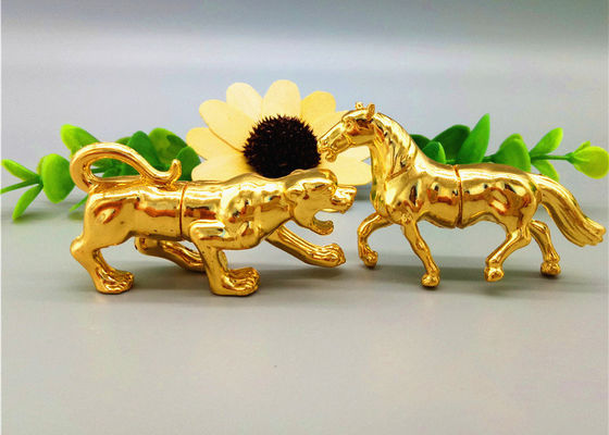 Leopard Shape 1g Butelki z przezroczystymi pigułkami Aluminiowe kapsułki Rhino Gold