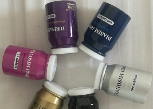 30mm farmaceutyczne butelki do pakowania 10ml suplement diety Jar