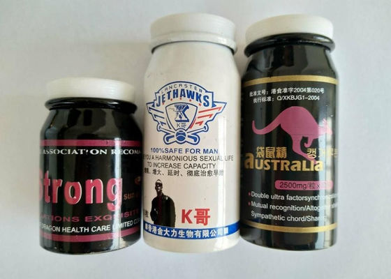 Aluminiowa butelka na leki 100 ml na tabletki Tabletki Zioła Kapsułki