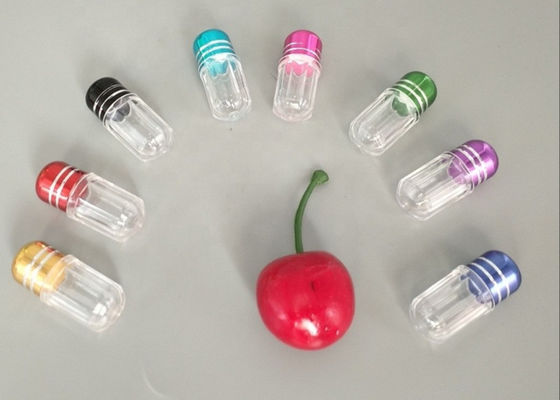 14mm 2ml pojemnik na pojedynczą pigułkę Plastikowa butelka PS z metalową nasadką