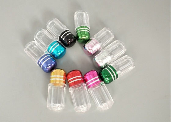 Cylindryczne 13 mm mini butelki na pigułki 2 ml puste plastikowe kapsułki na pigułki